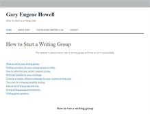 Tablet Screenshot of garyeugenehowell.com